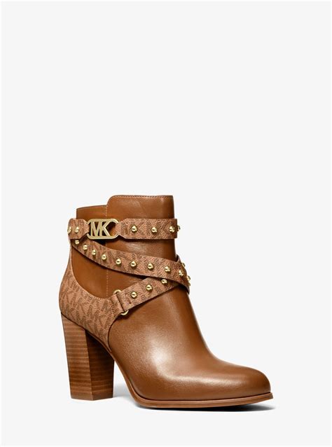 michael kors genuine leather boots womens|Michael Kors ankle boots women.